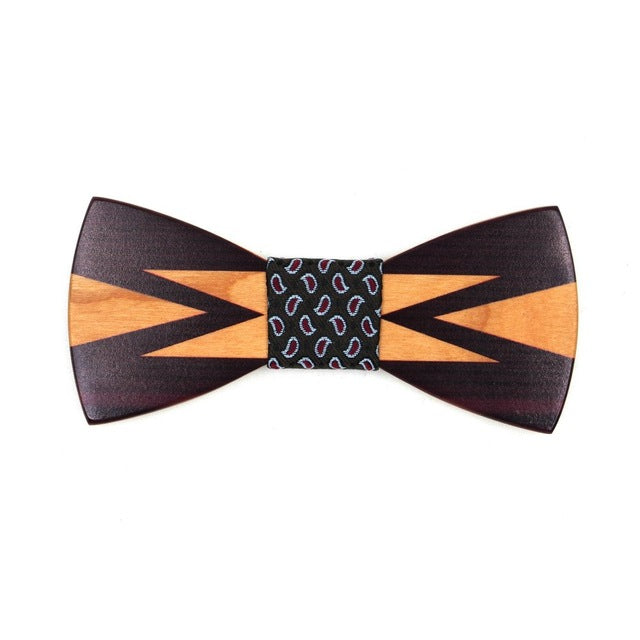 Classic Handmade Wooden Bow Tie