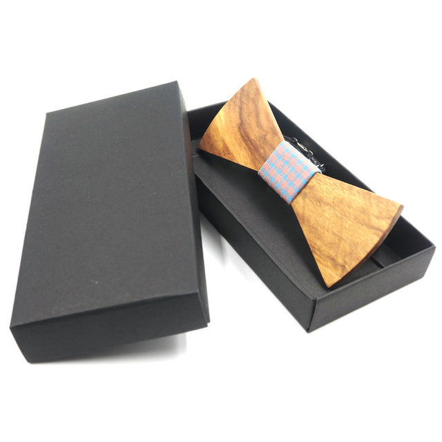 New Arrival Classic wooden mens Bow tie