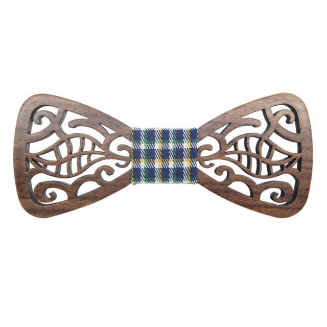 Hollow Wood Bow Ties for Men